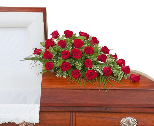 Simply Roses Standard Casket Spray