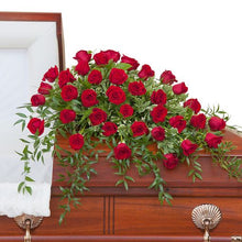 Load image into Gallery viewer, Simply Roses Deluxe Casket Spray

